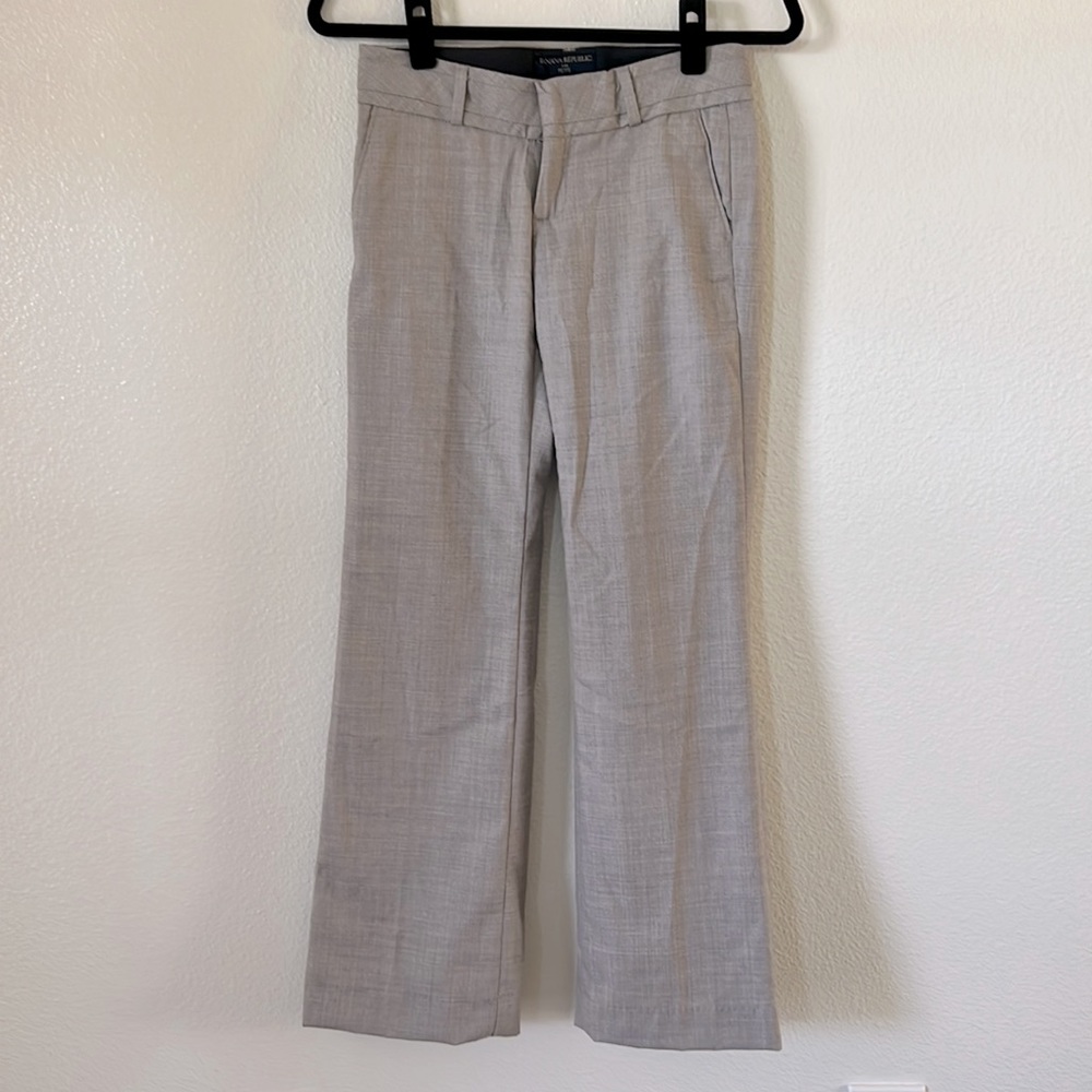 Banana Republic Lined Wide Leg Trousers